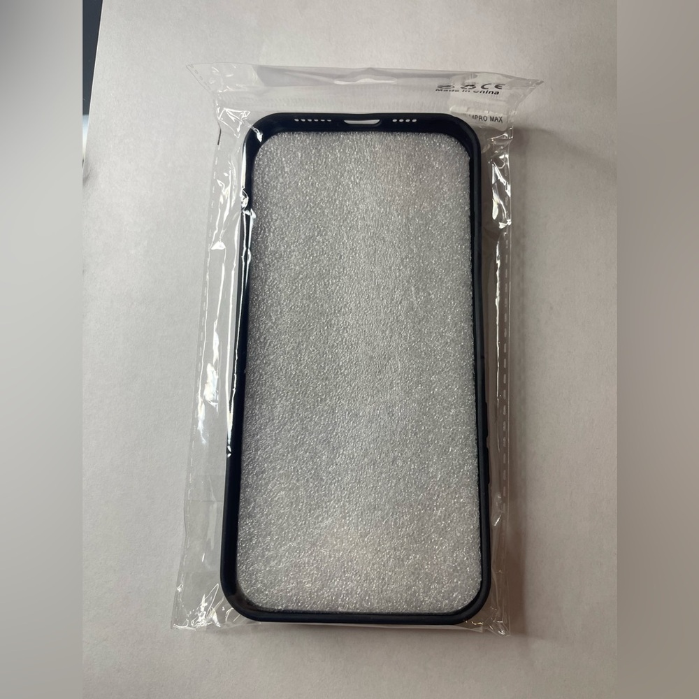 IPhone Case Silicone with Magnetic Ring New for  14 Pro Max Black - Picture 8 of 8